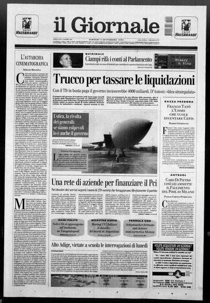 Il giornale : quotidiano del mattino